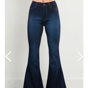 High waisted Bell bottom jeans